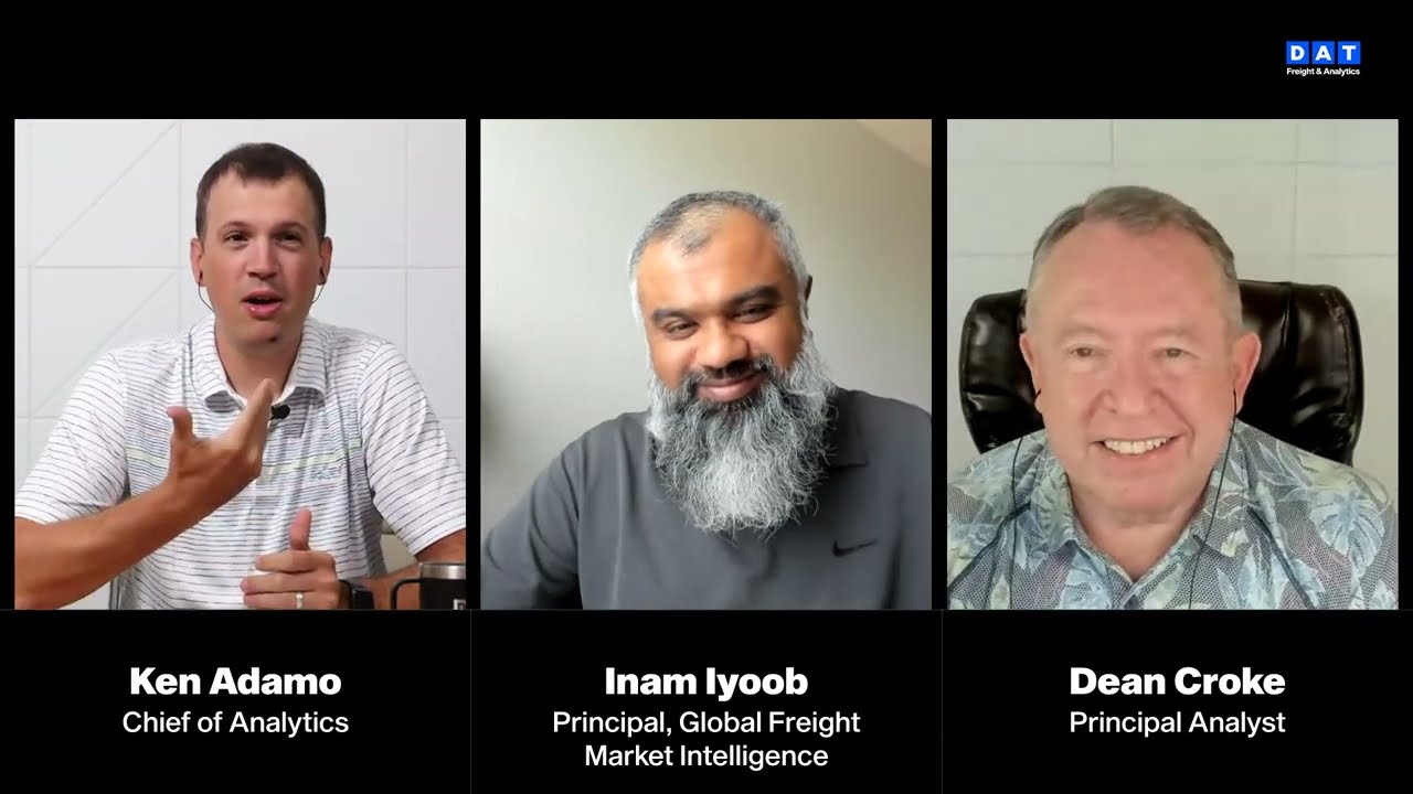 DAT iQ Live: DAT's Data Analytics team examines current freight market conditions: Ep. 206