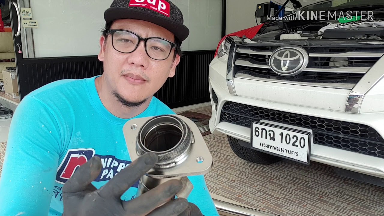 รีวิว HKS Downpipe ใน Toyota new fortuner Diesel 2.4 AT
