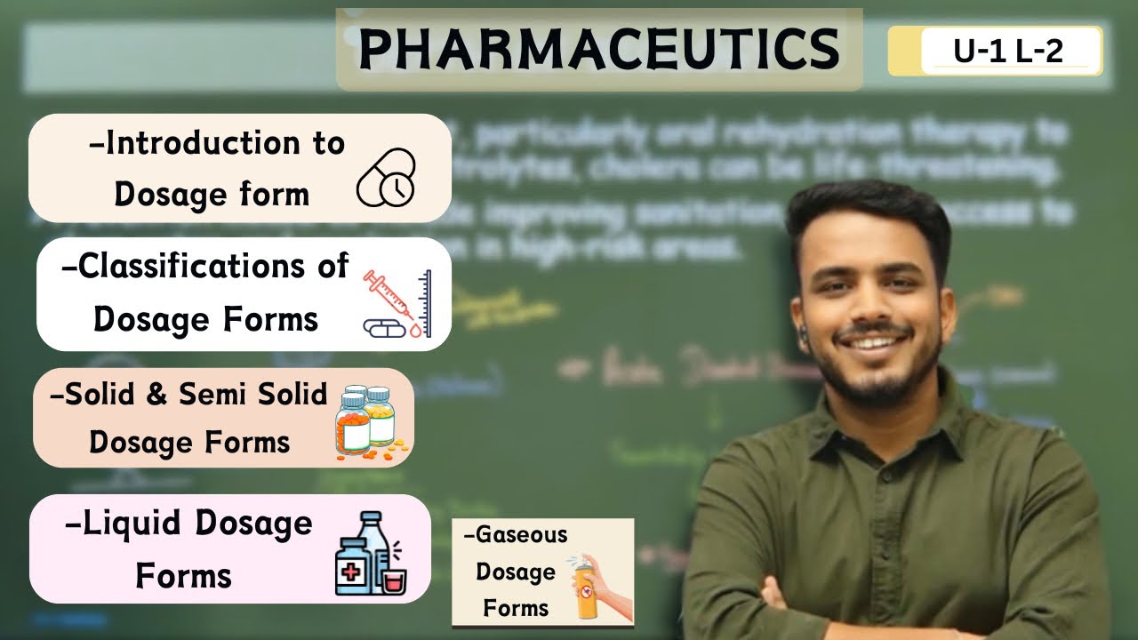 Dosage forms | Introduction to Dosage forms | Classification of dosage form | Definition of dosage