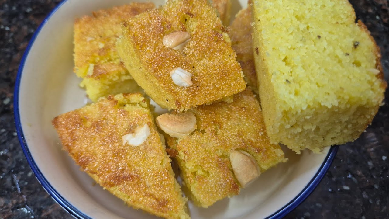 Traditional Konkani Roat recipe | Tea Time Snack | Rava Roat  In Oven | Ghare's kitchen