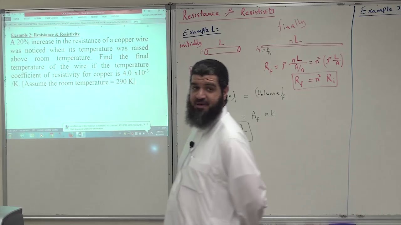 002  Resistance and Resistivity Examples