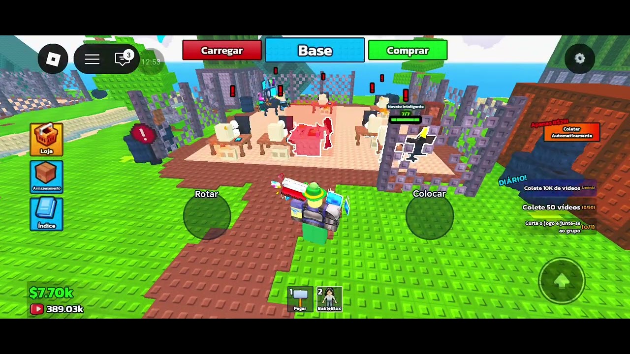 Parte 2 jogando jogo do youtuber no Roblox