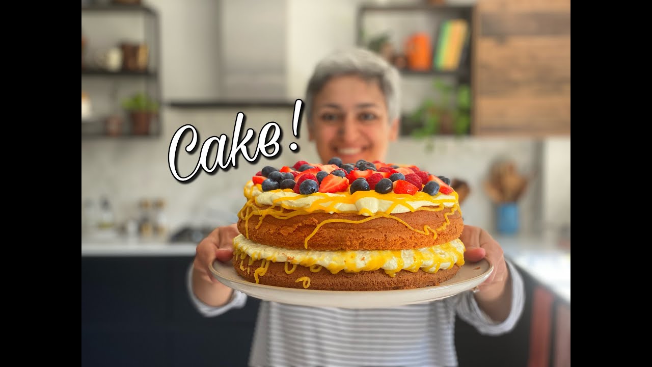 A CELEBRATION CAKE | Made a birthday cake for my friends surprise party | Food with Chetna
