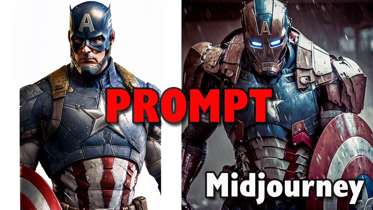 MARVEL Heroes in Iron Man Designed Armor Part 1 - AI Midjourney