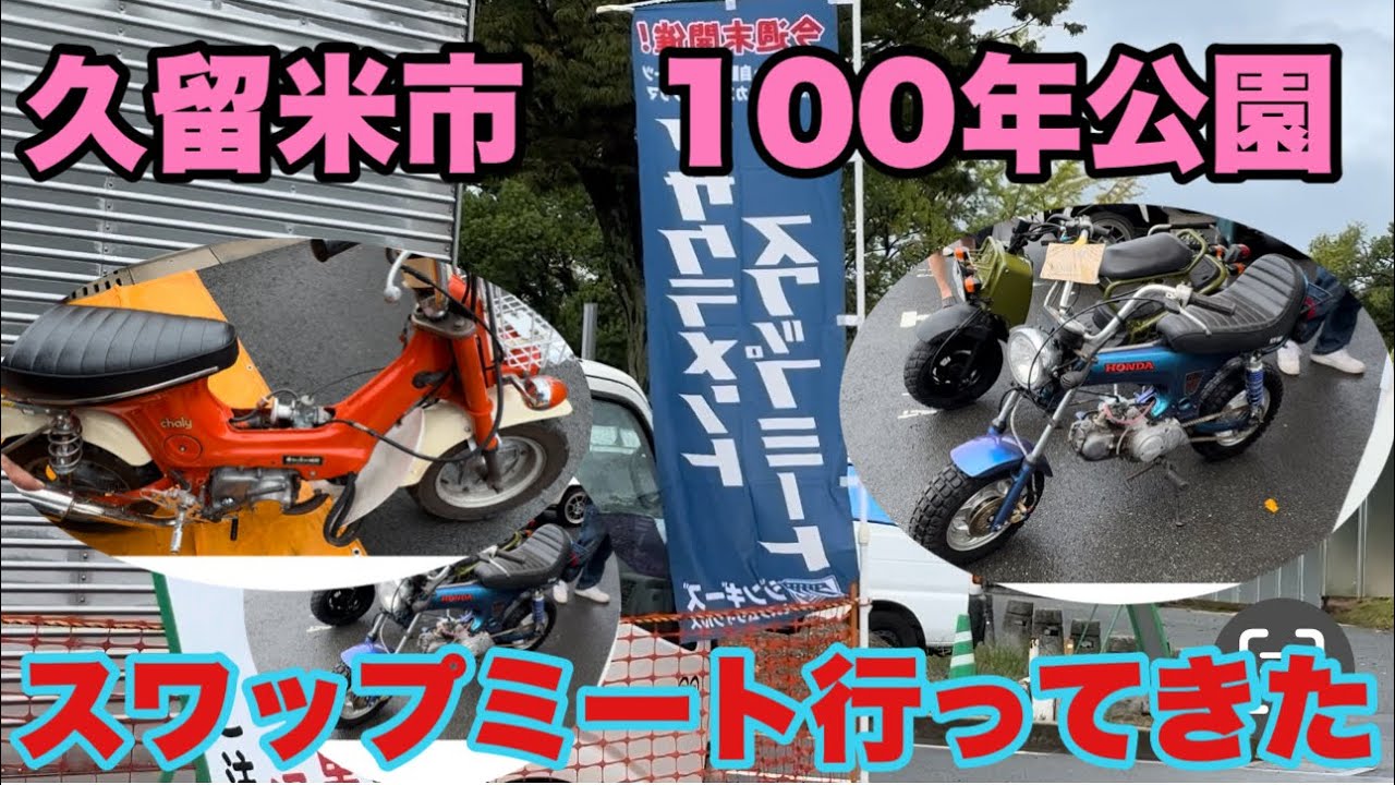 久留米100年公園スワップミート行ってきた✨#ポンポンちゃんねる#トシポン#スワップミート#久留米#百年公園