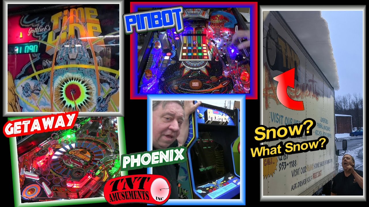#1642 Centuri PHOENIX Arcade Video Game-Williams DIRTY HARRY & GETAWAY Pinball  - TNT Amusements
