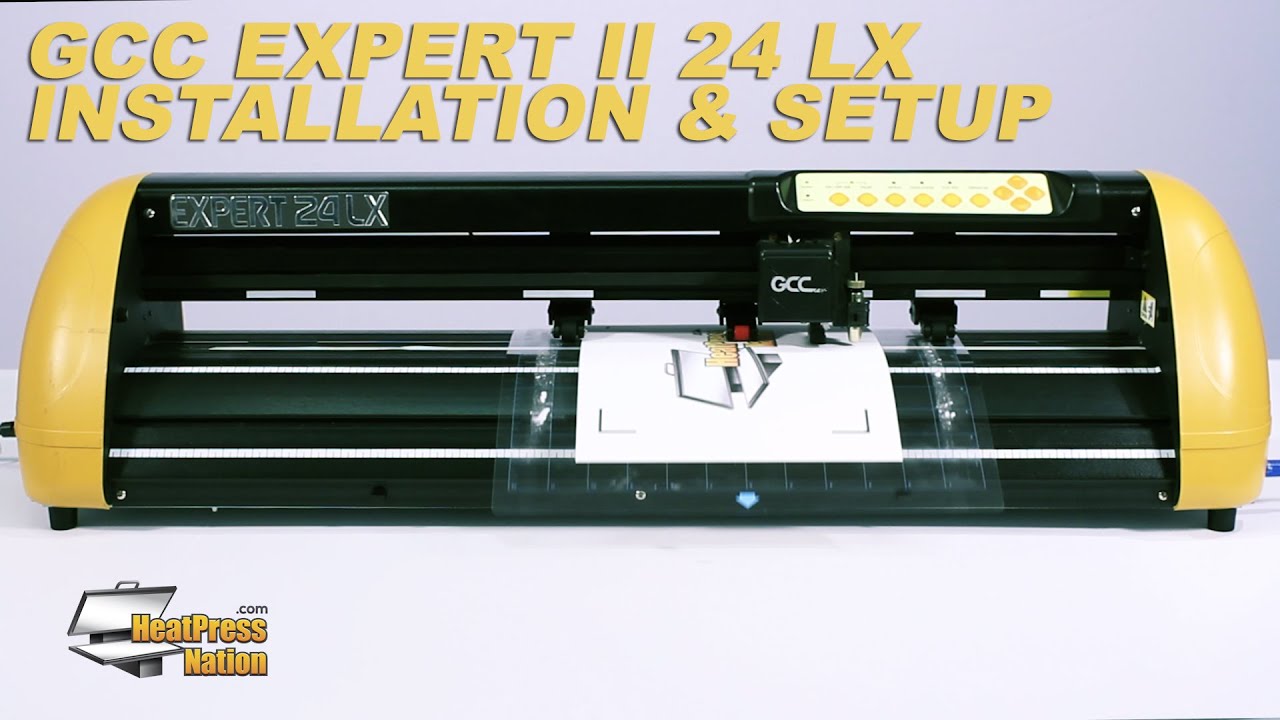 GCC Expert 24 LX & 52 LX Installation & Setup - HeatPressNation.com