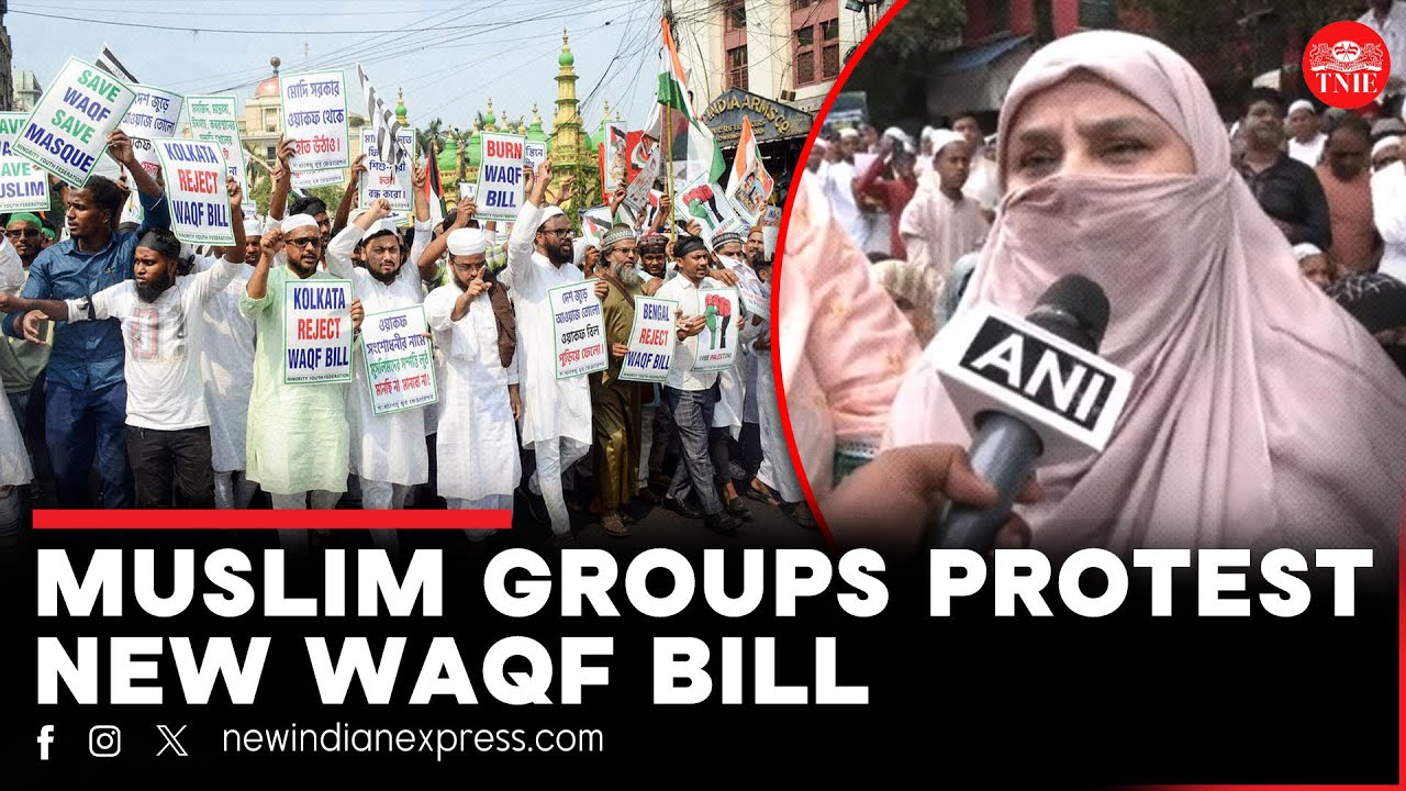 Waqf Amendment Bill | Muslim groups across India take to streets to protest new Waqf bill