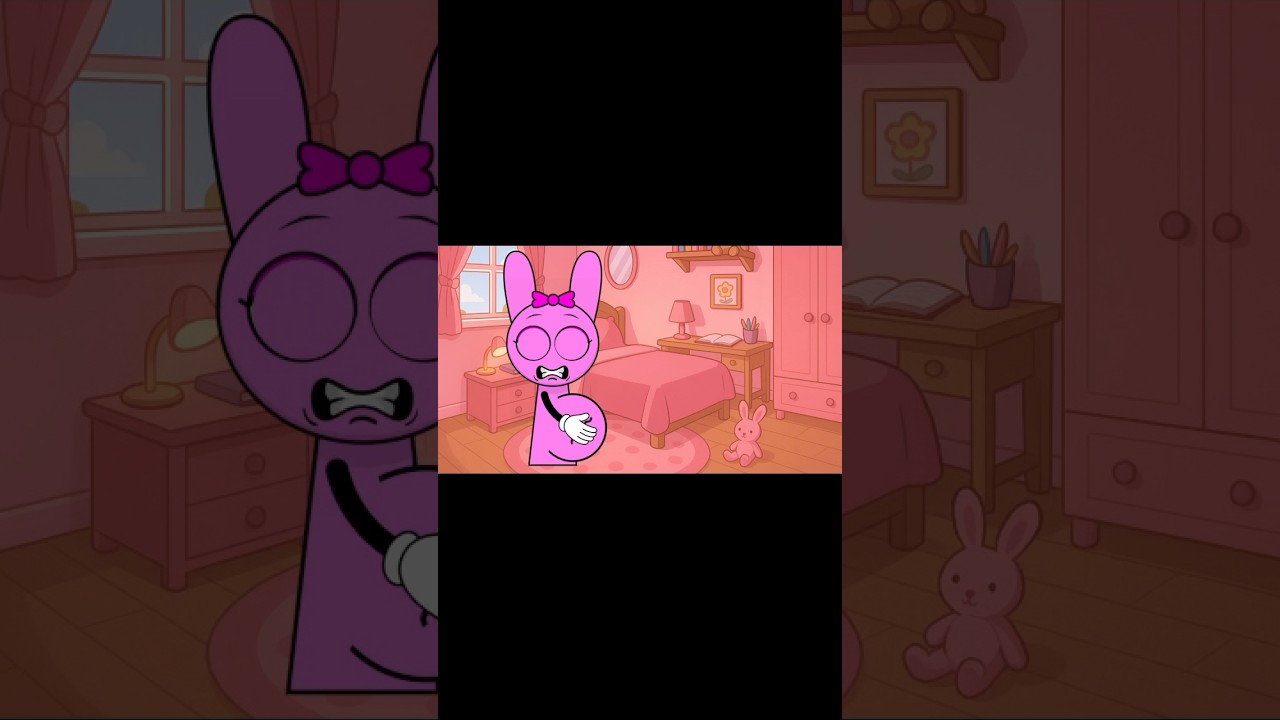 PINKY is so cute 🥰 🥺 #sprunki #animation #cartoon #sprunkiincredibox #funny