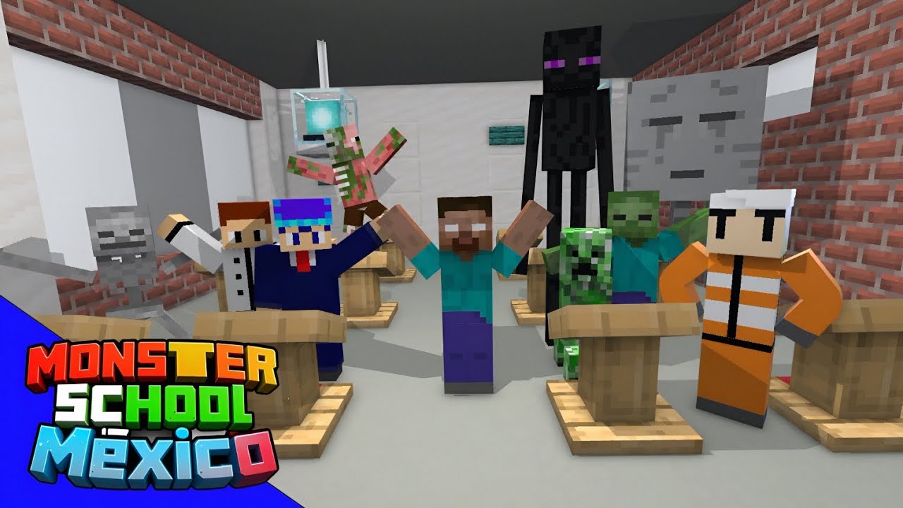 Monster School México 🇲🇽 - DRAWING CHALLENGE 🎨