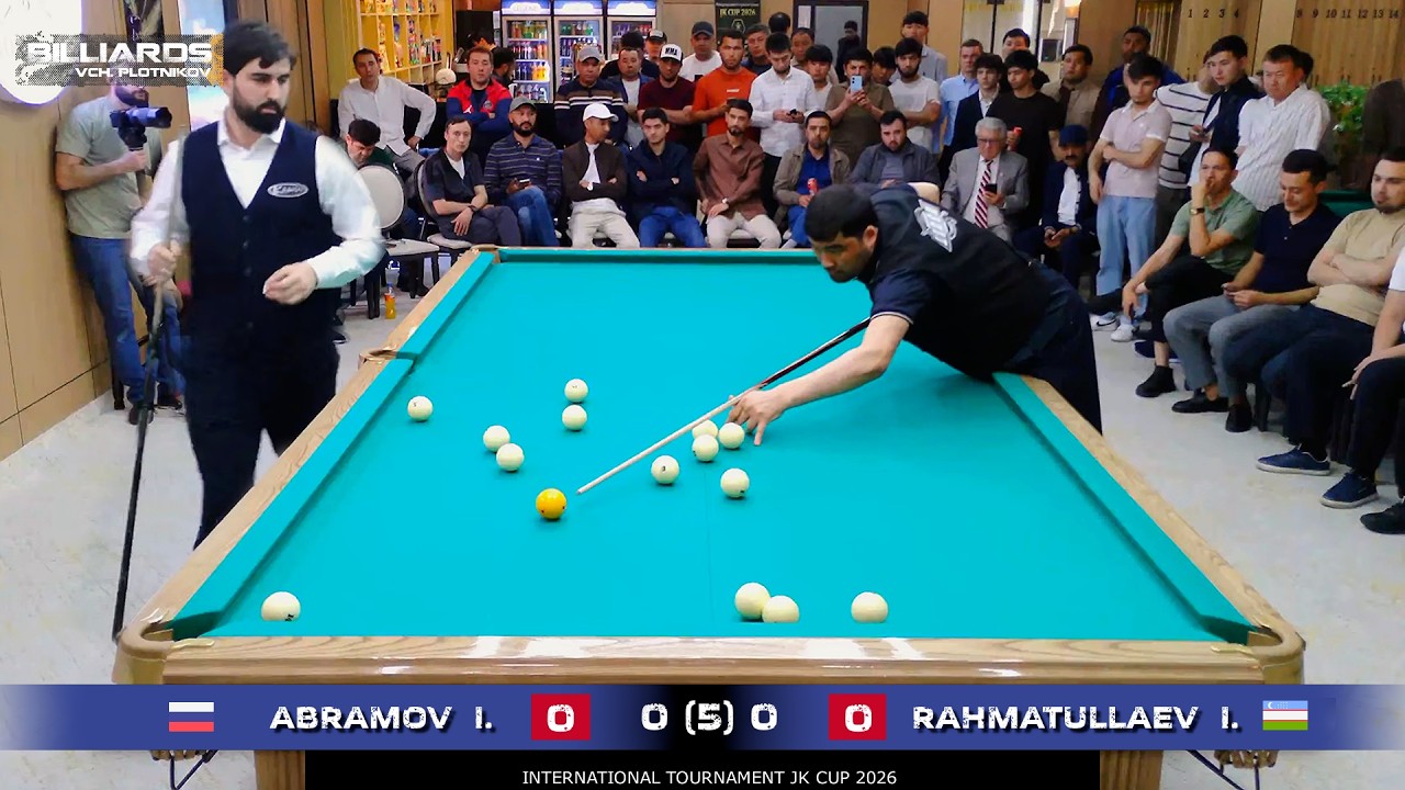 Финал! JK CUP 2026. Абрамов - Рахматуллаев. Бильярд (московская партия). Billiards.