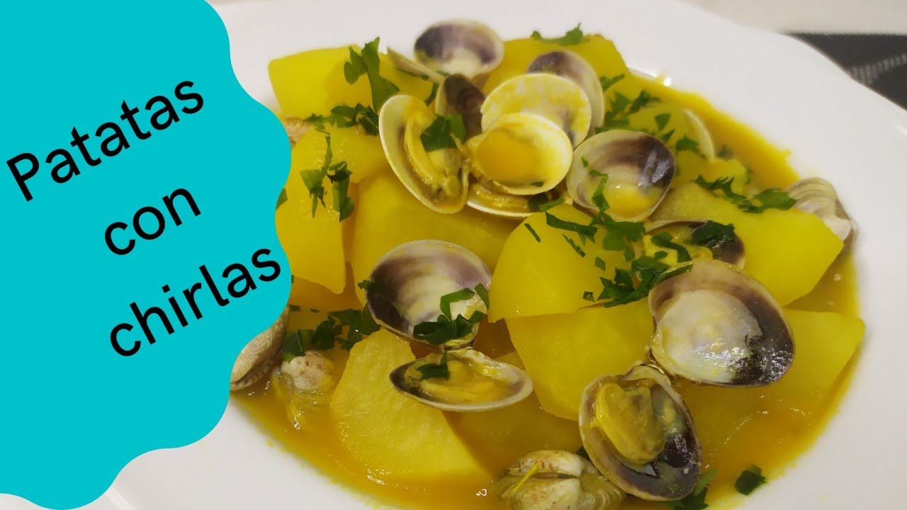 Patatas con chirlas