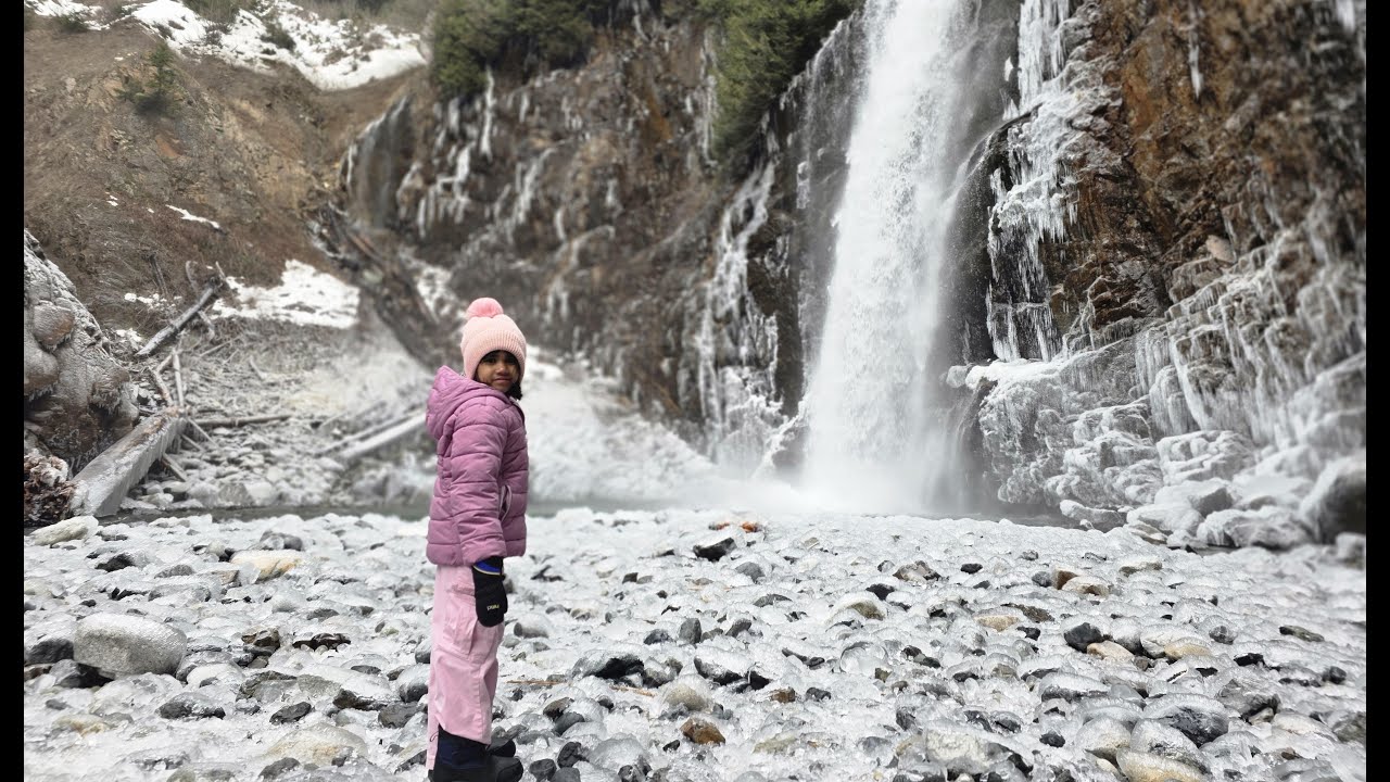 Snow Hiking to Franklin Falls ❄️ | Seattle Winter Walk | Krithvi Moves