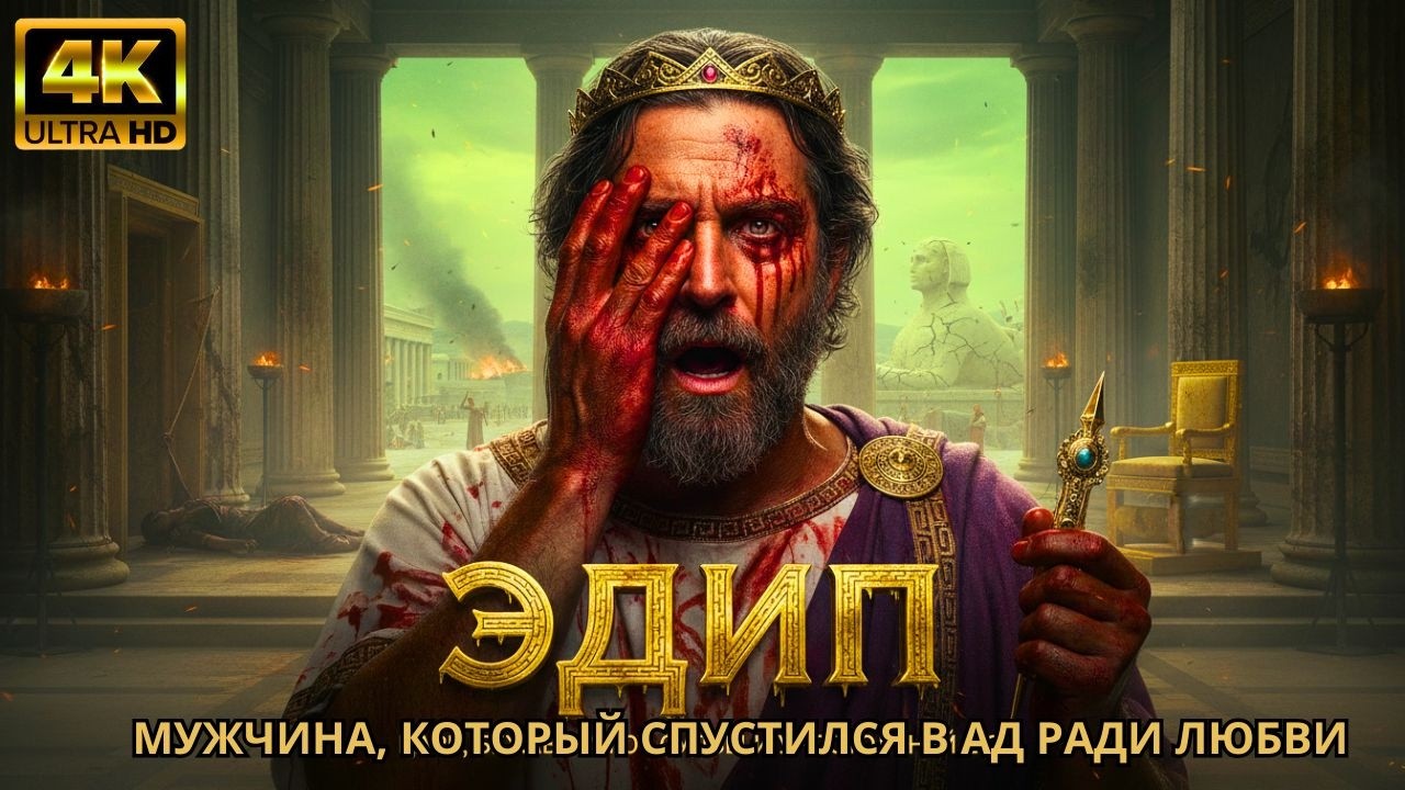 ЭДИПО | ПОЛНЫЙ ФИЛЬМ | КОРОЛЬ, КОТОРЫЙ БЕЖАЛ ОТ СУДЬБЫ И В ИТОГЕ УБИЛ СВОЕГО ОТЦА И ЖЕНИЛСЯ ...