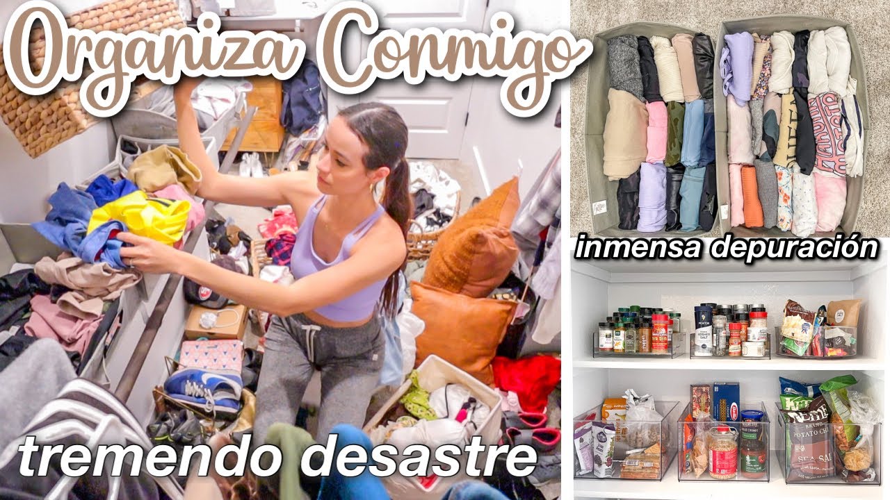 2 DIAS organización MASIVA de mi casa: Mi Closet, Despensa | depuración y limpieza.