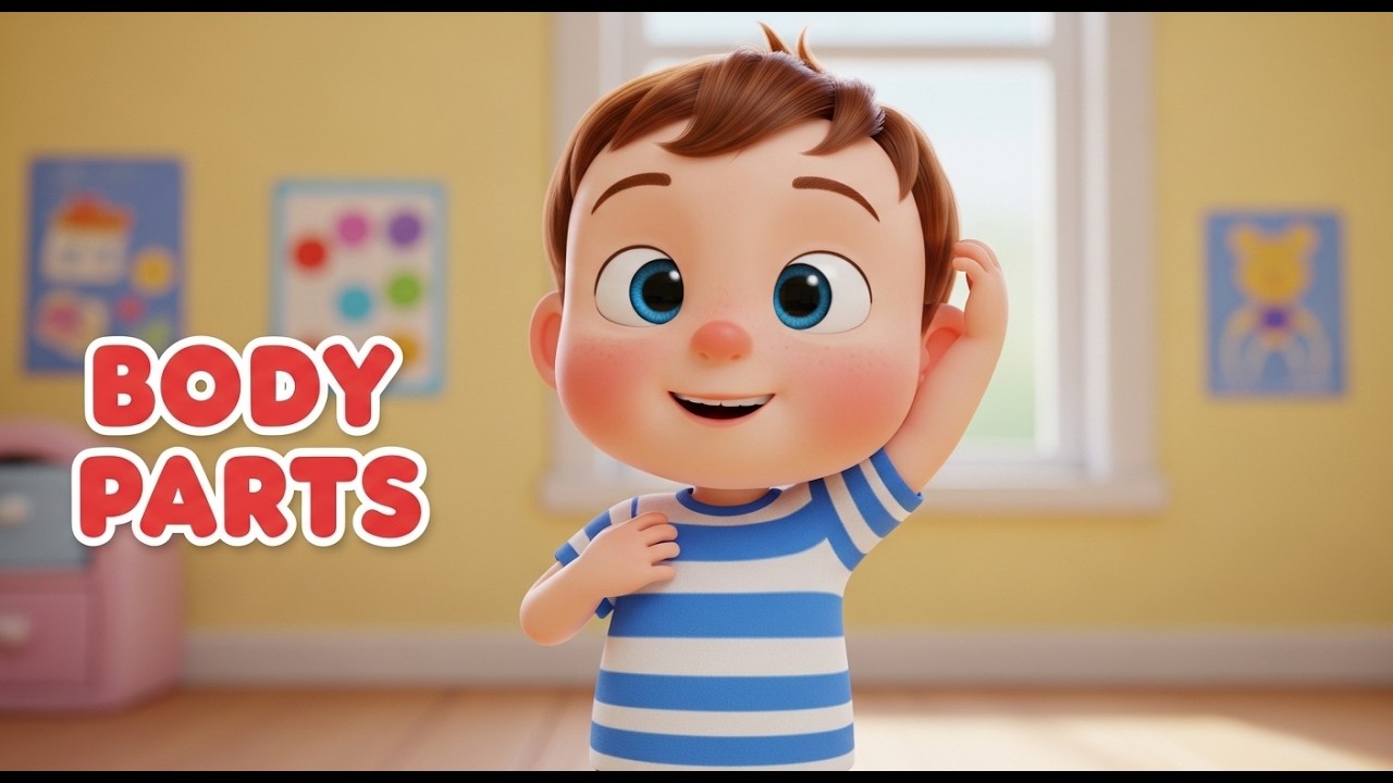 My Body Song 🎵 | Body Parts Rhyme for Kids | Toddler Learning | ToonWhizd Kids