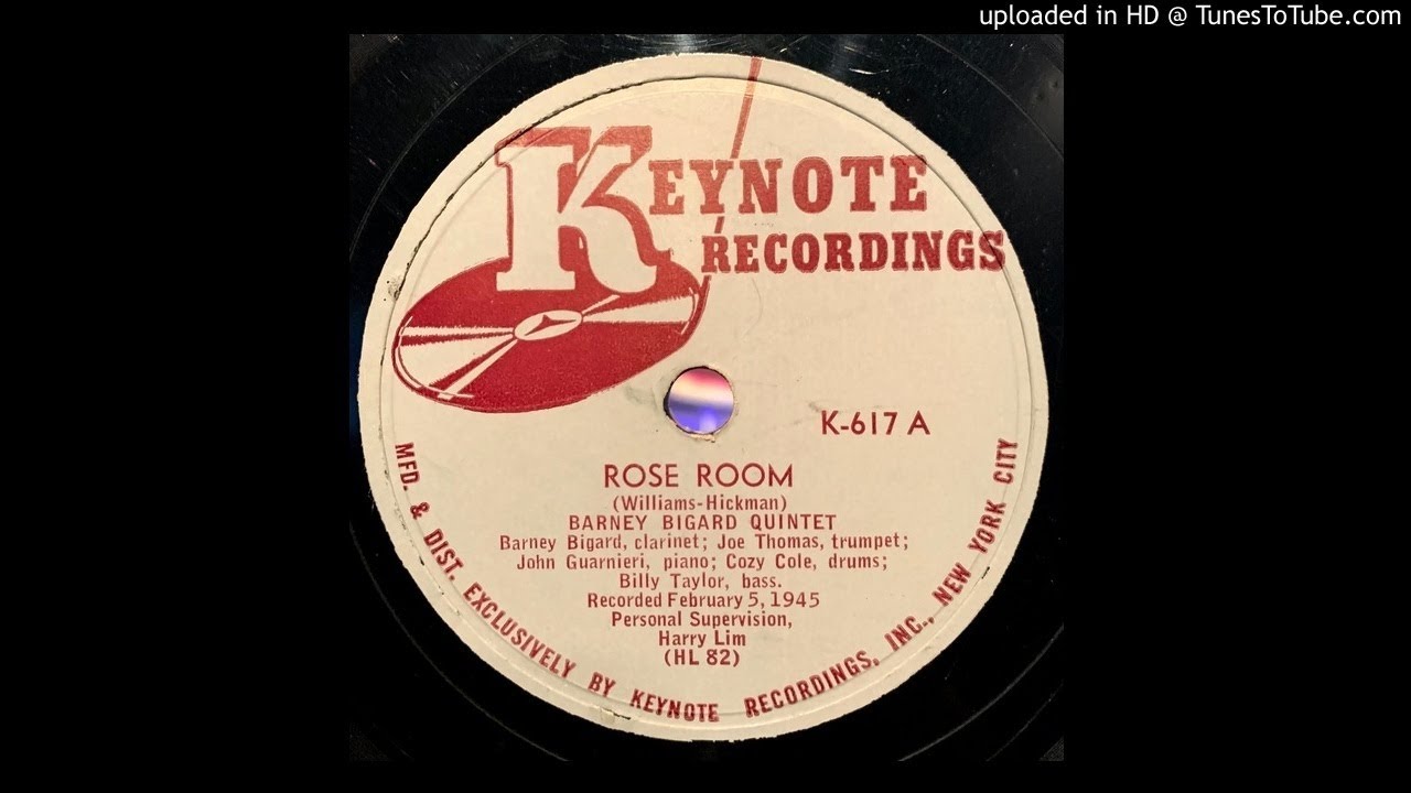 Barney Bigard Quintet With John Guarnieri &lrm;&ndash; Rose Room (1945)