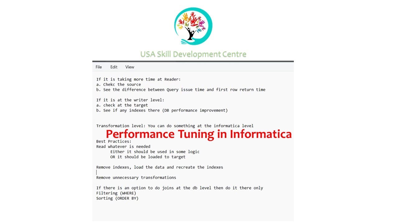 Performance Tuning in Informatica