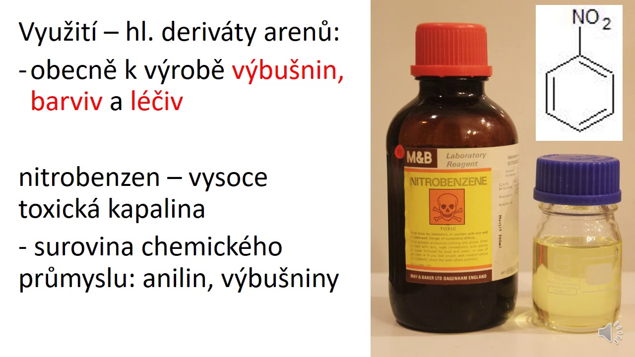 Dusíkaté deriváty (nitro- a aminoderiváty) uhlovodíků