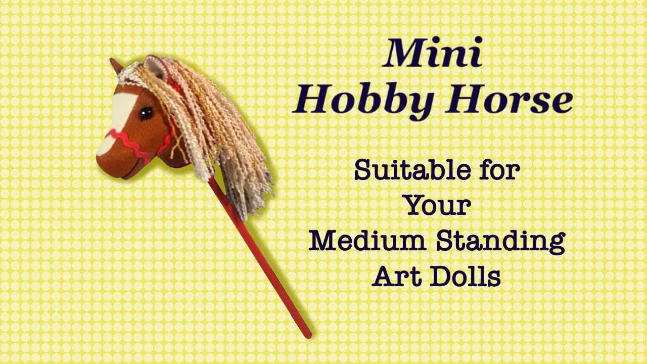 Mini Hobby Horse  || FREE PATTERN || Full step by step Tutorial with Lisa Pay