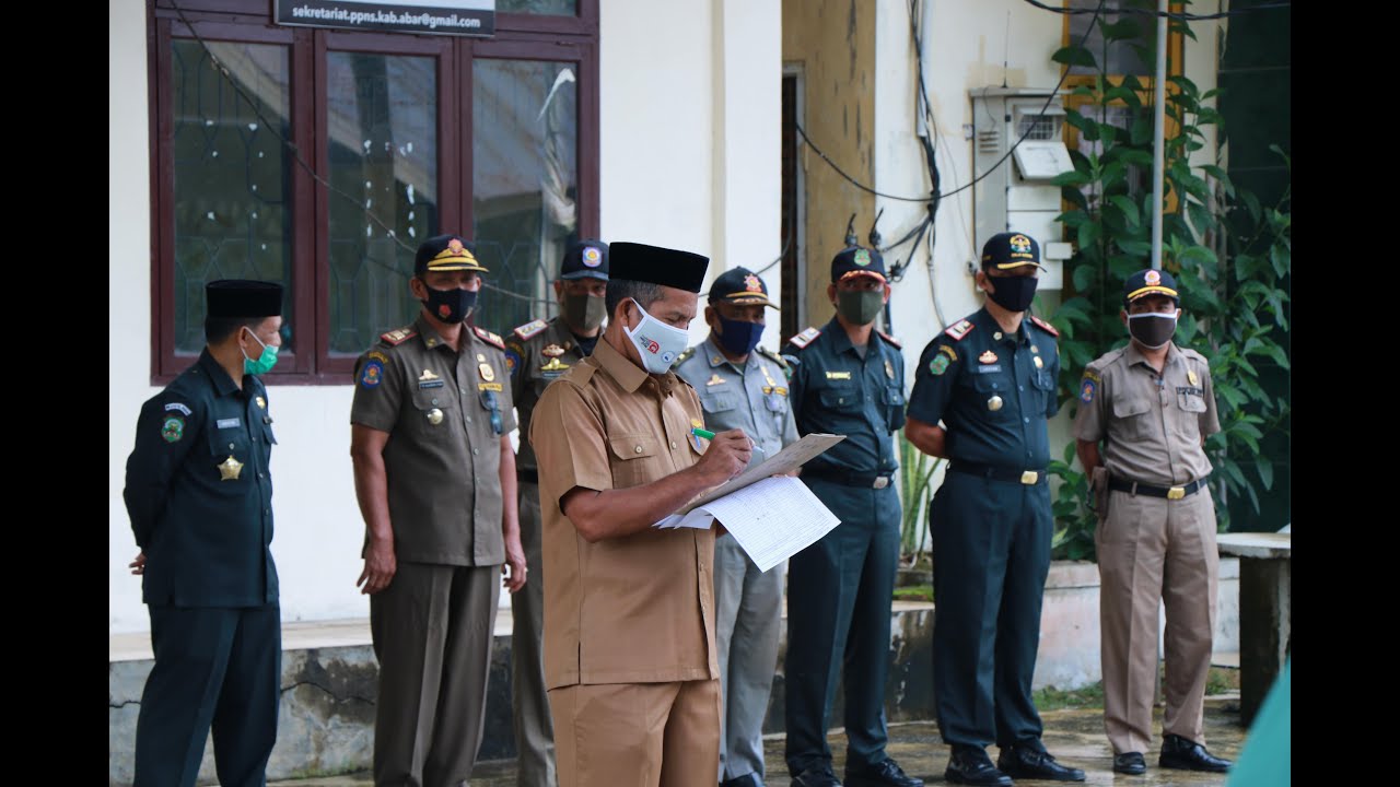 Sekda Aceh Barat Sidak dan Pimpin Apel di Satpol PP dan WH