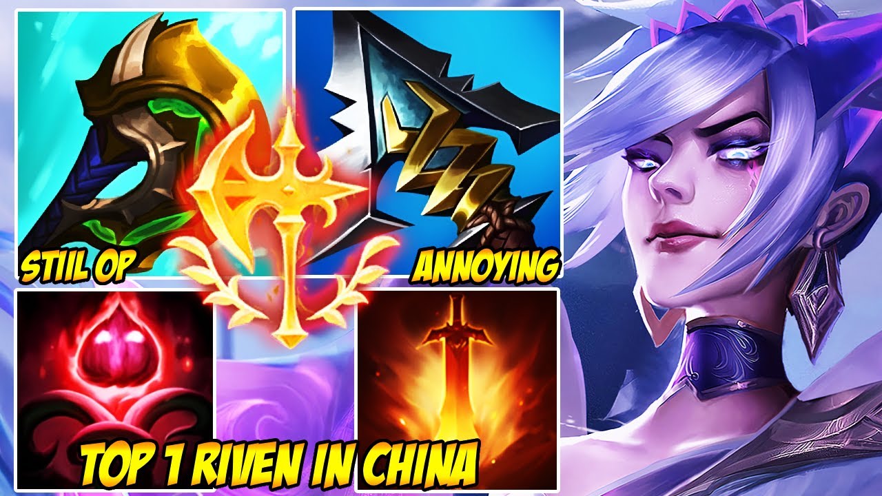 WILD RIFT CHINA TOP 1 RIVEN - SHE CHAINED CC LIKE A MACHINE