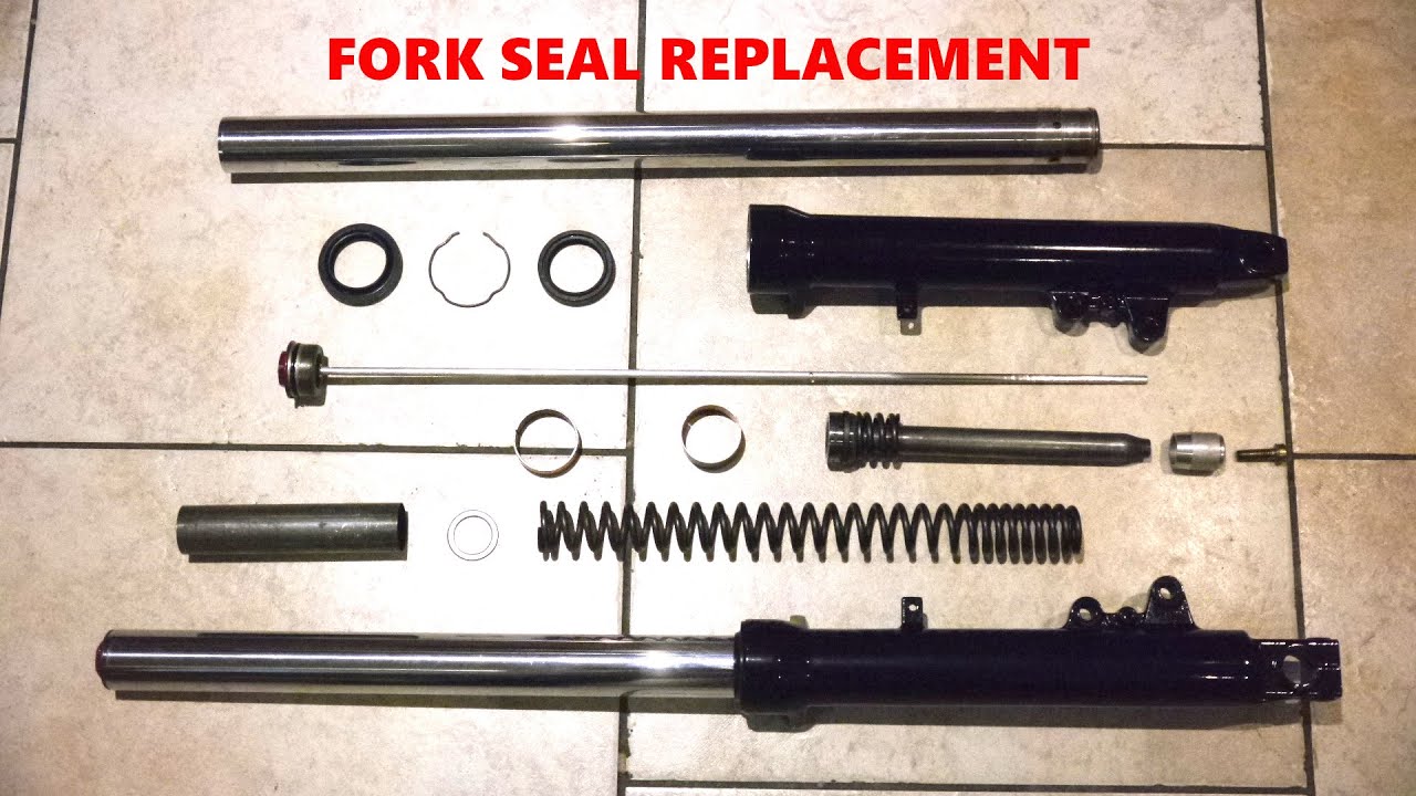 How to replace motorcycle fork seals