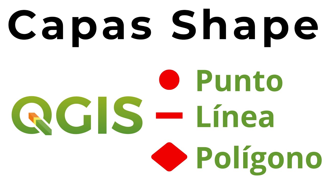 Cómo crear capas Shape (SHP) en QGIS | Puntos, Líneas y Polígonos