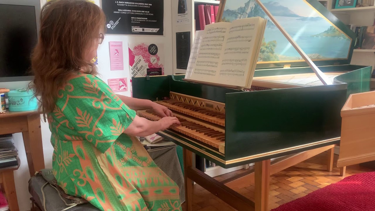 L. Couperin Tombeau de Mr. de Blancrocher Elisabetta Guglielmin harpsichord “stay at home recording”