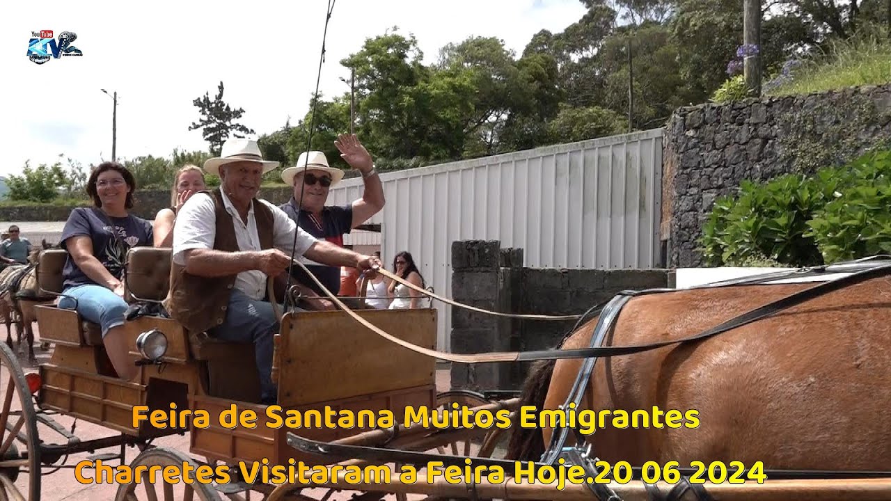 Feira de Santana Ponto Encontro dos Emigrantes  Visita de Charretes a Feira  de Santana 20. 06.2024