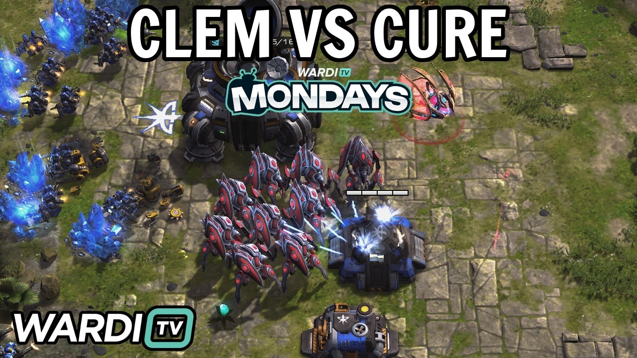 Cure против Clem (TvP) - WardiTV, понедельники, 75 [StarCraft 2]