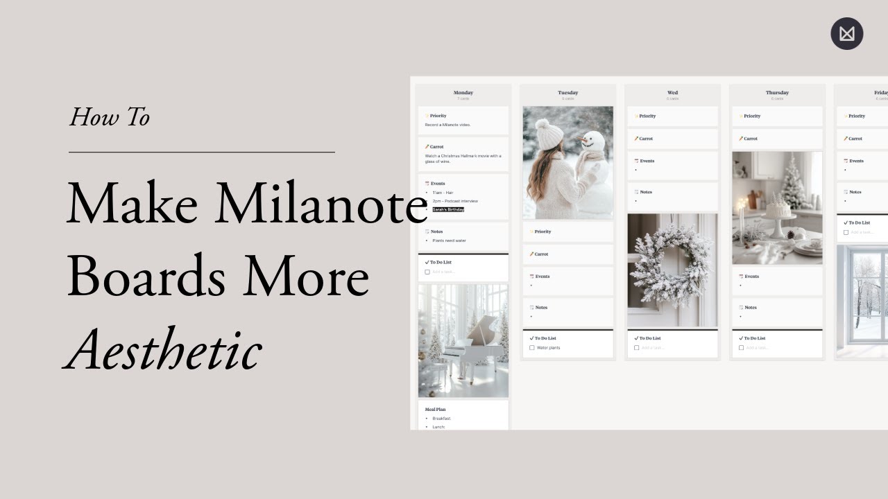 🕊️Milanote: How To Make Your Boards More Aesthetic
