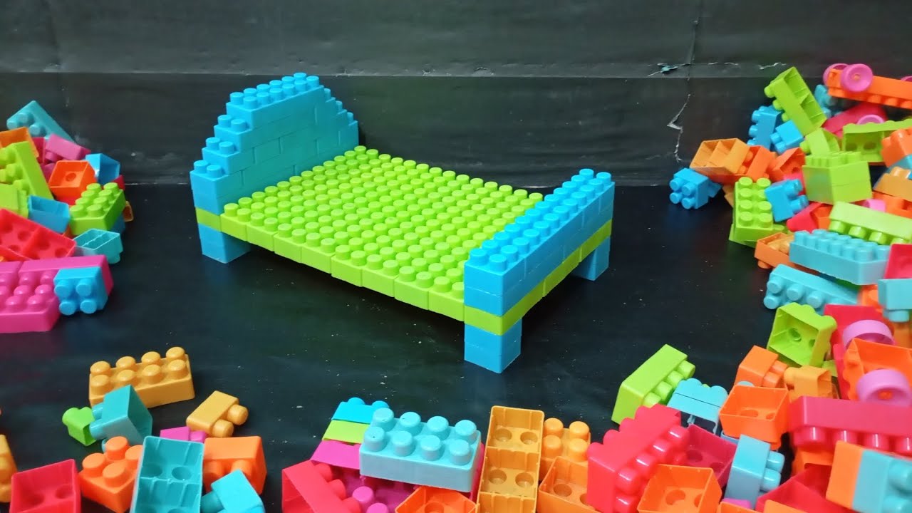 Satisfying DIY Bed / Lego Building Blocks Videos / #buildingblockstoys #lego / SOJIB TOYS