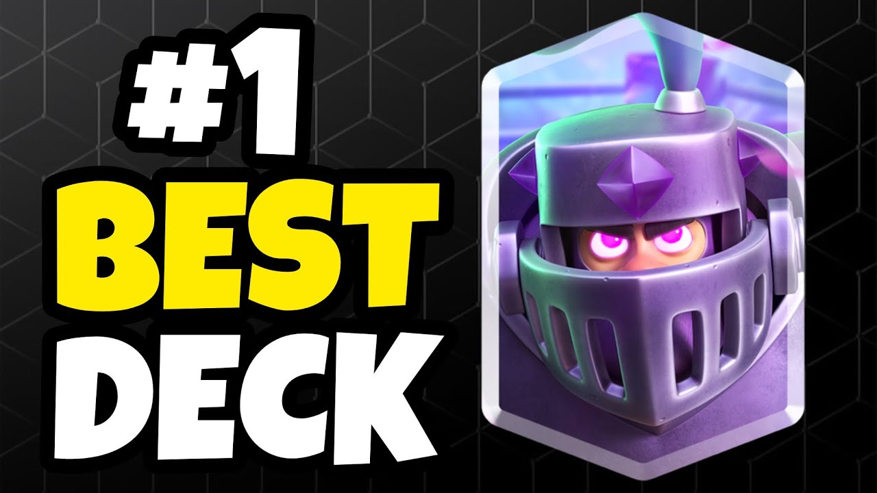 NO SKILL BEST MEGA KNIGHT DECK CLASH ROYALE 