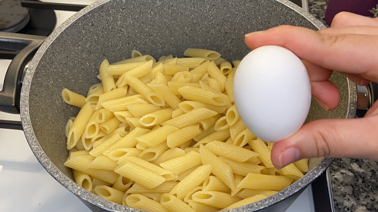 ❗ Вы пробовали макароны с EGGS? ⁉ ПОСЛЕ ПОПЫТКИ ВЫ НЕ МОЖЕТЕ ЕСТЬ БЕЗ ЯЙЦА. 😋💯