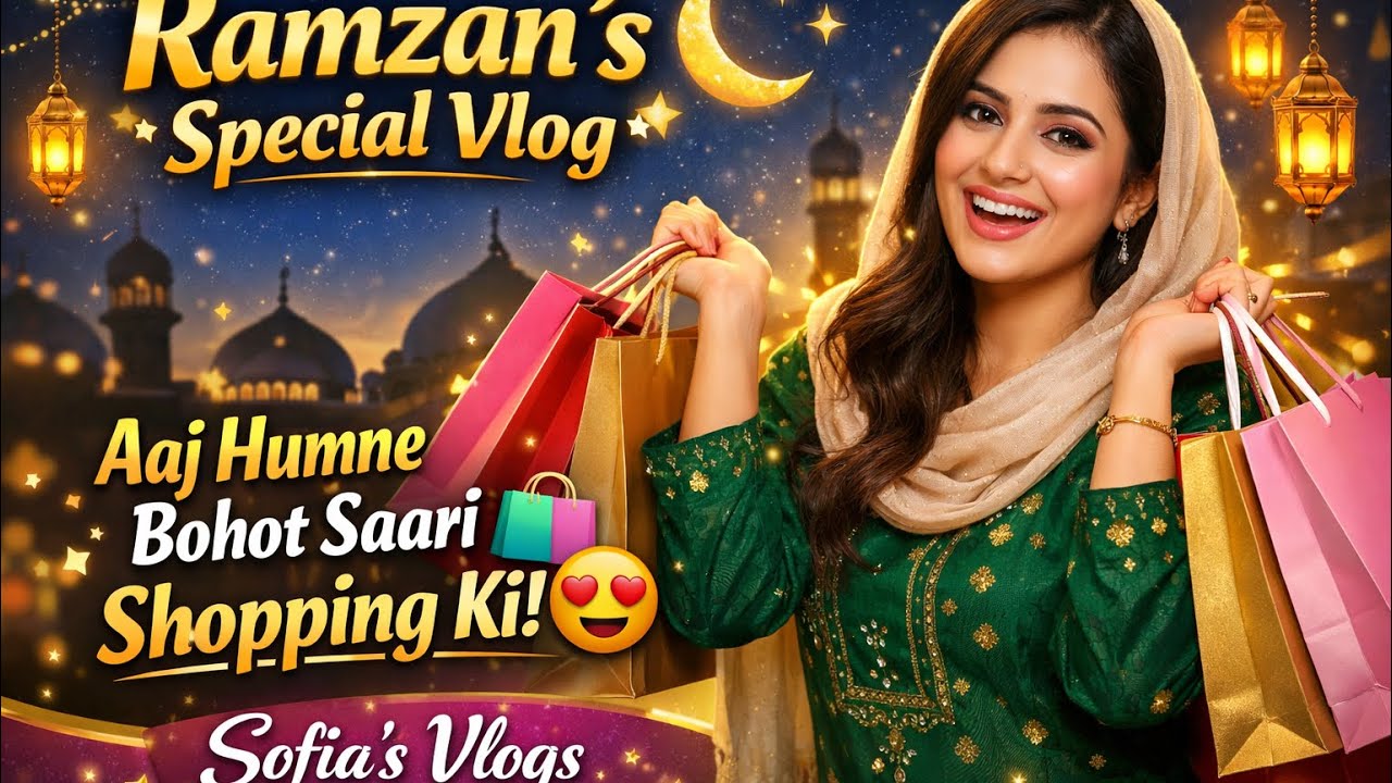 Ramadan Special Vlog🌙|Aaj Humne Bhot Sari Shopping Kari🛍️|Daily Vlog |