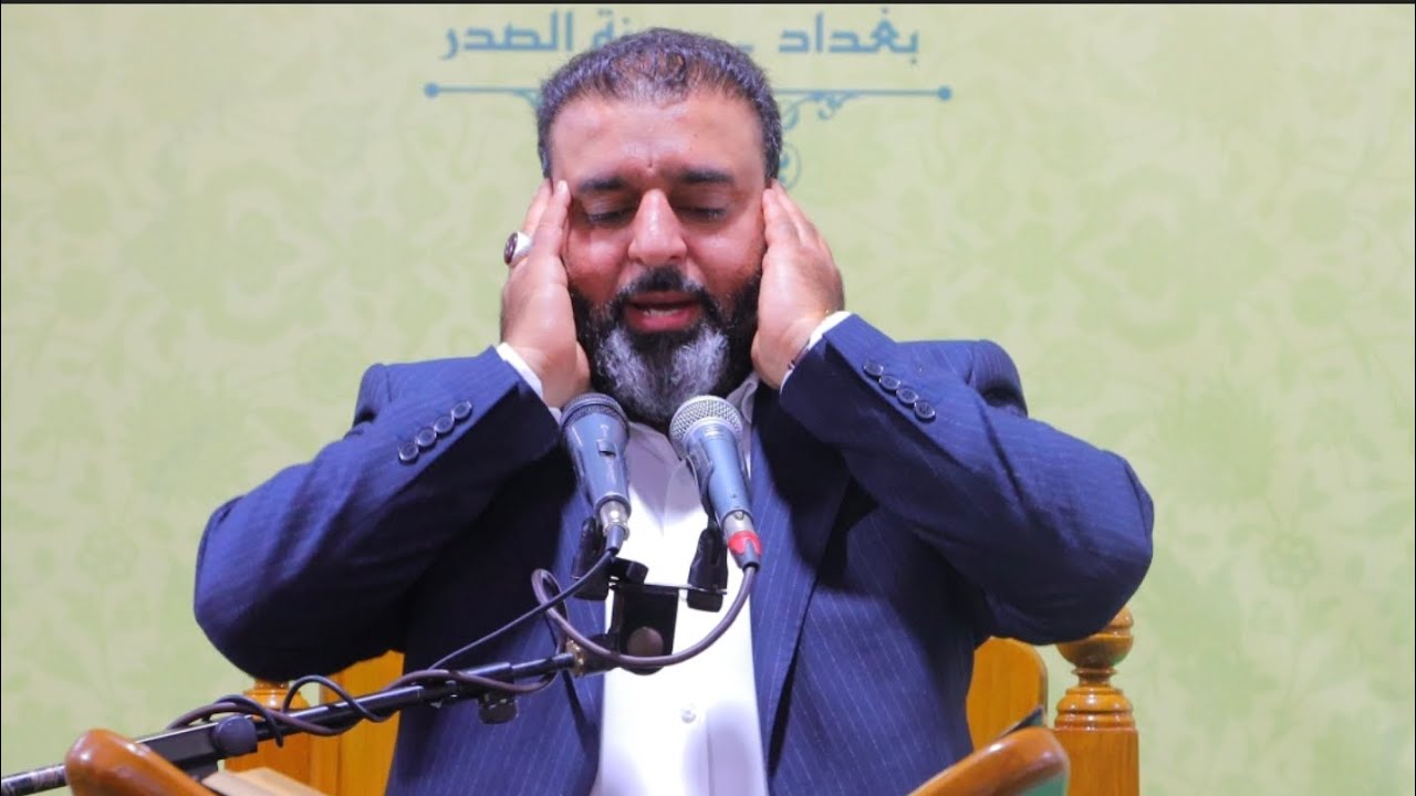 قارئ العتبة الحسينية الحاج اسامة الكربلائي يبهر الجمهور باداء تلاوته محفل ربيع القلوب القرآني الدولي