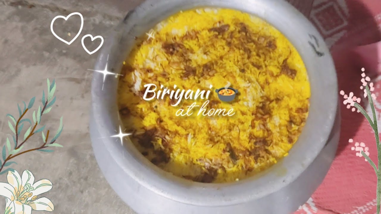 Biriyani at home 🍲|| Sudden plan for biriyani🌼
