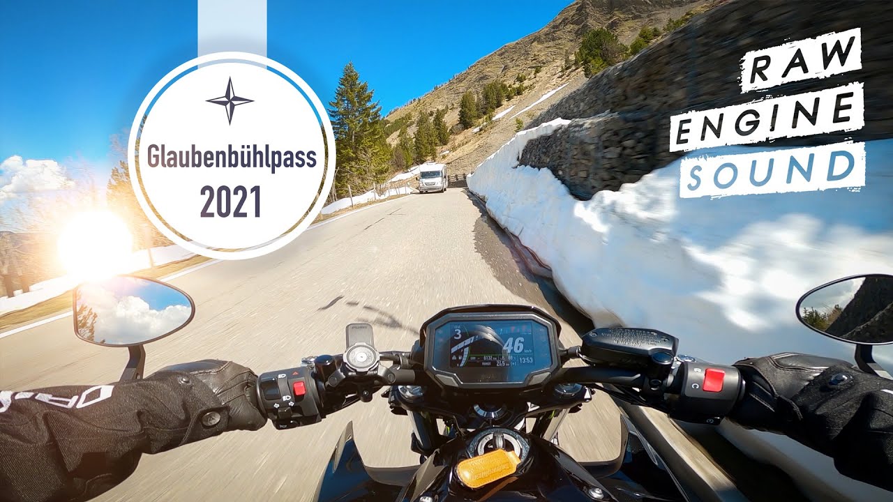 KAWASAKI Z650 | Schallenberg - Glaubenbühlpass 🇨🇭 Panoramastrasse | RAW Engine Sound
