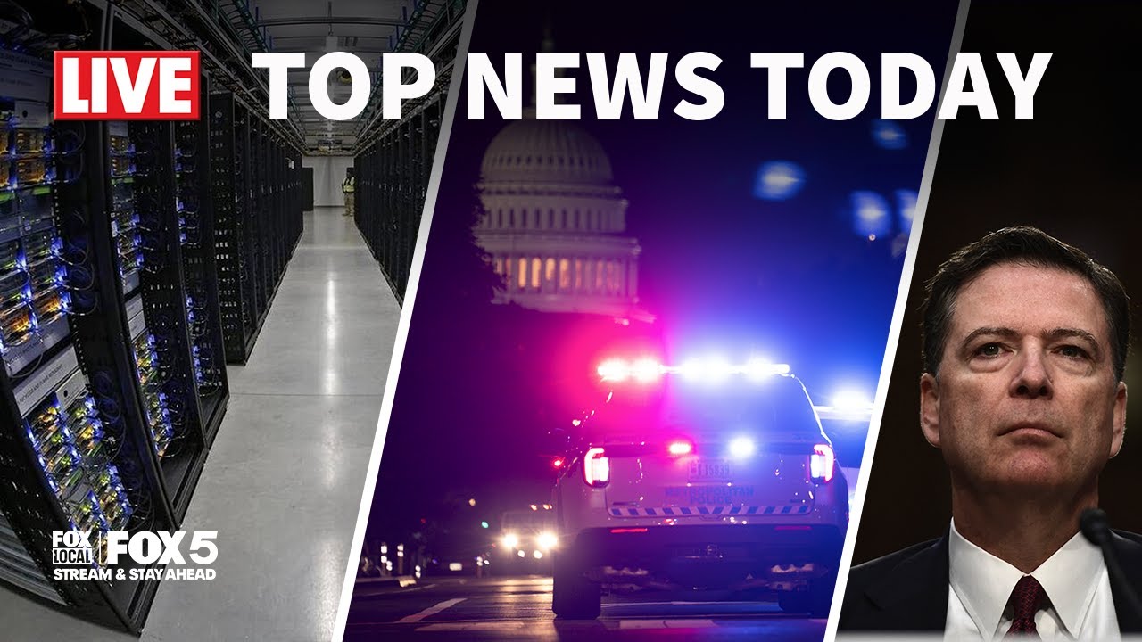 LIVE: DC crime bills latest, Comey DOJ case update, data center debate | FOX 5 DC
