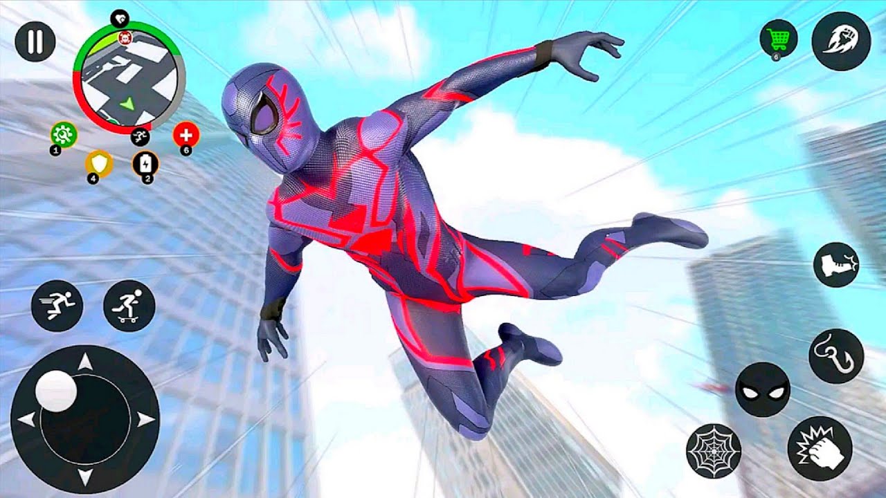 Rope Spiderman Hero Grand Crime Fighting Action Game - Android Gameplay