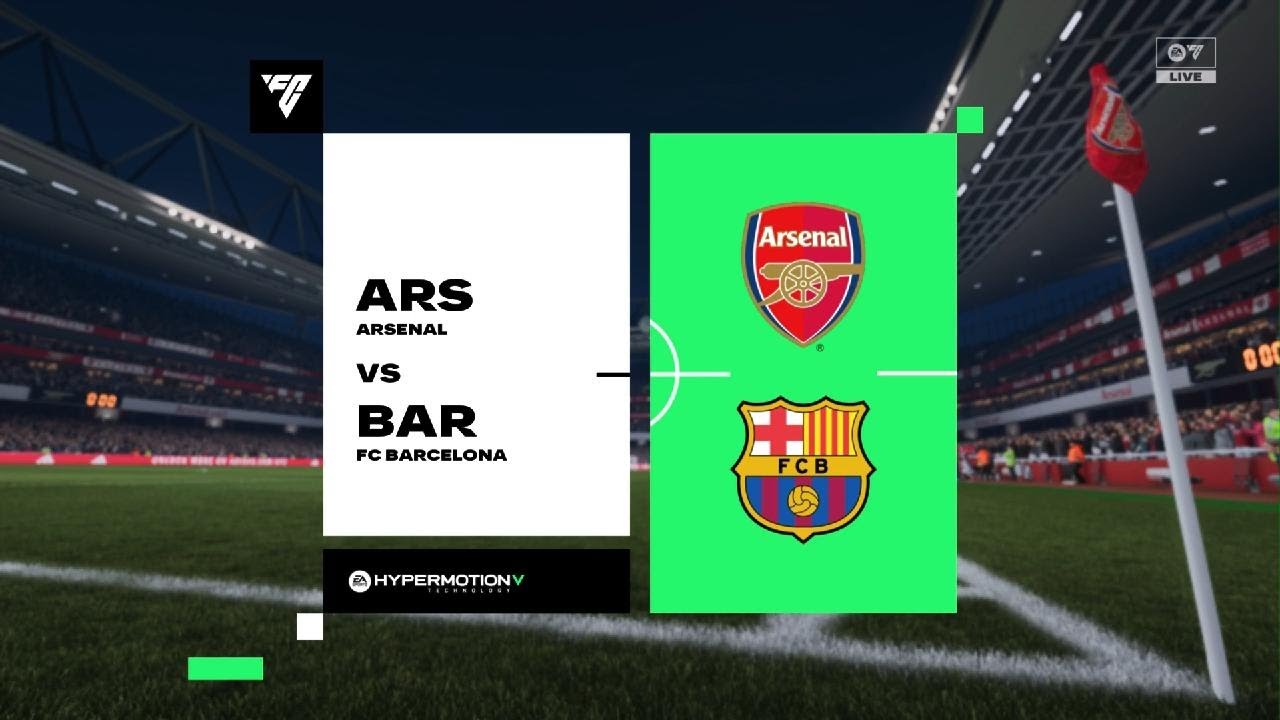 EA SPORTS FC 26- Arsenal VS Barcelona | Friendly Match | Ps5 4K 