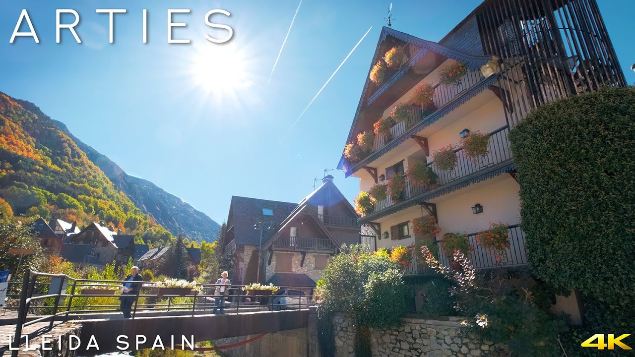 Tiny Tour | Arties Spain | A 1000-year-old cute little town in the North | 2022 Oct