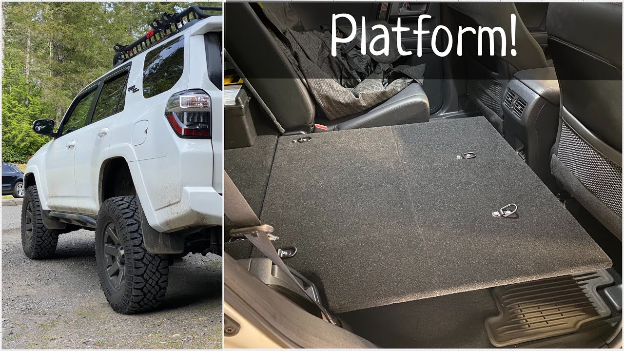 Самодельная платформа для заднего сиденья 4Runner! Для любого внедорожника, грузовика или легково...