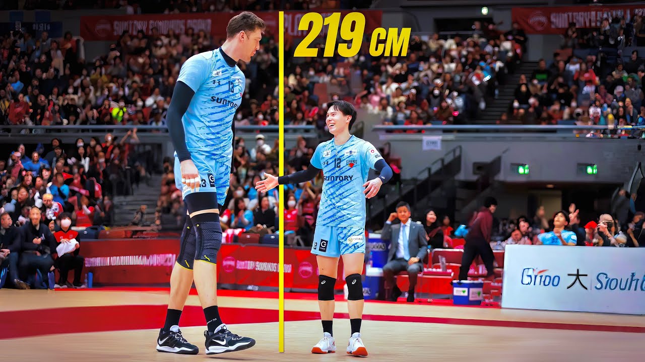 HERE'S WHAT HAPPENS When a Volleyball Player is 219 cm Tall !!!