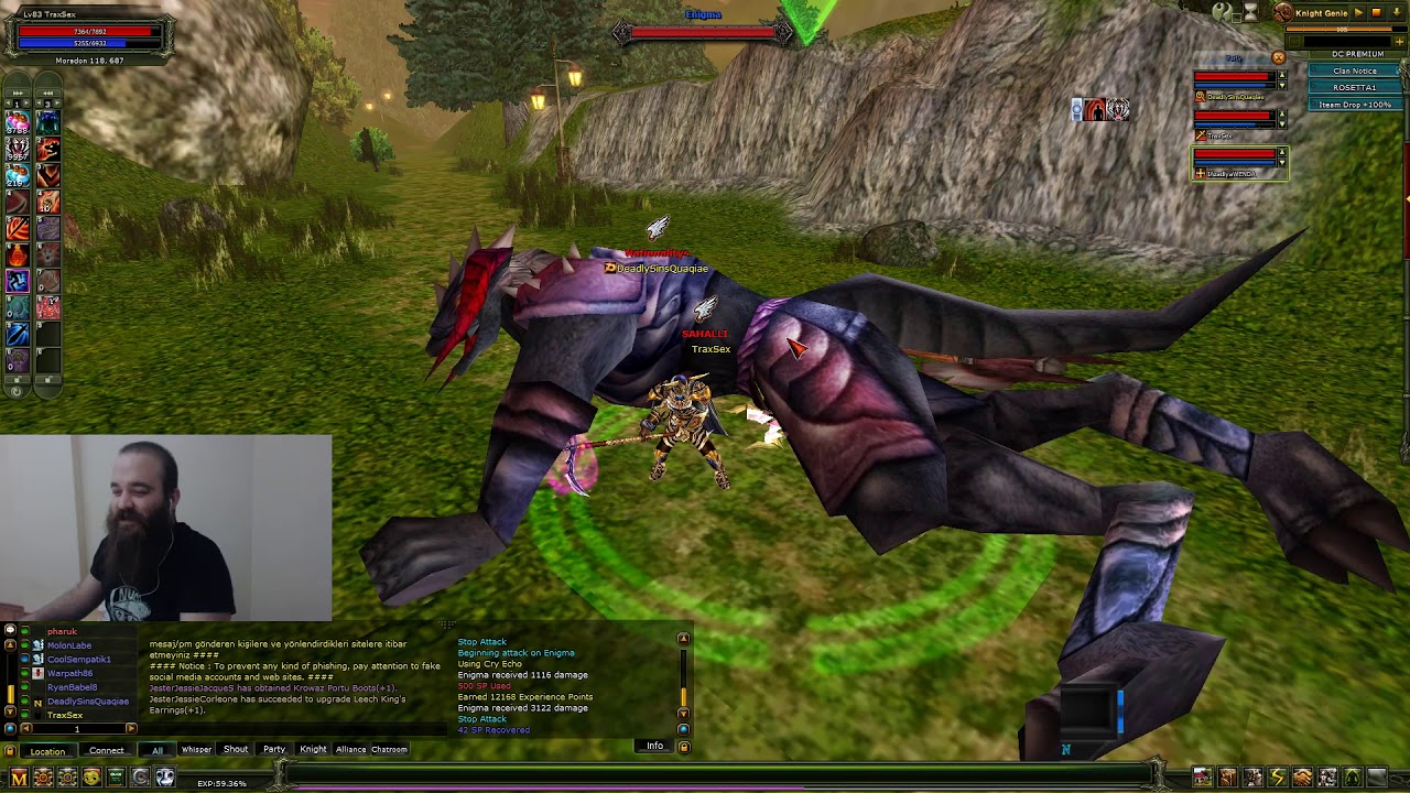 Knight Online Sakallı Ve Timurlengx  MSS (Special Monster Staff) atarsa !