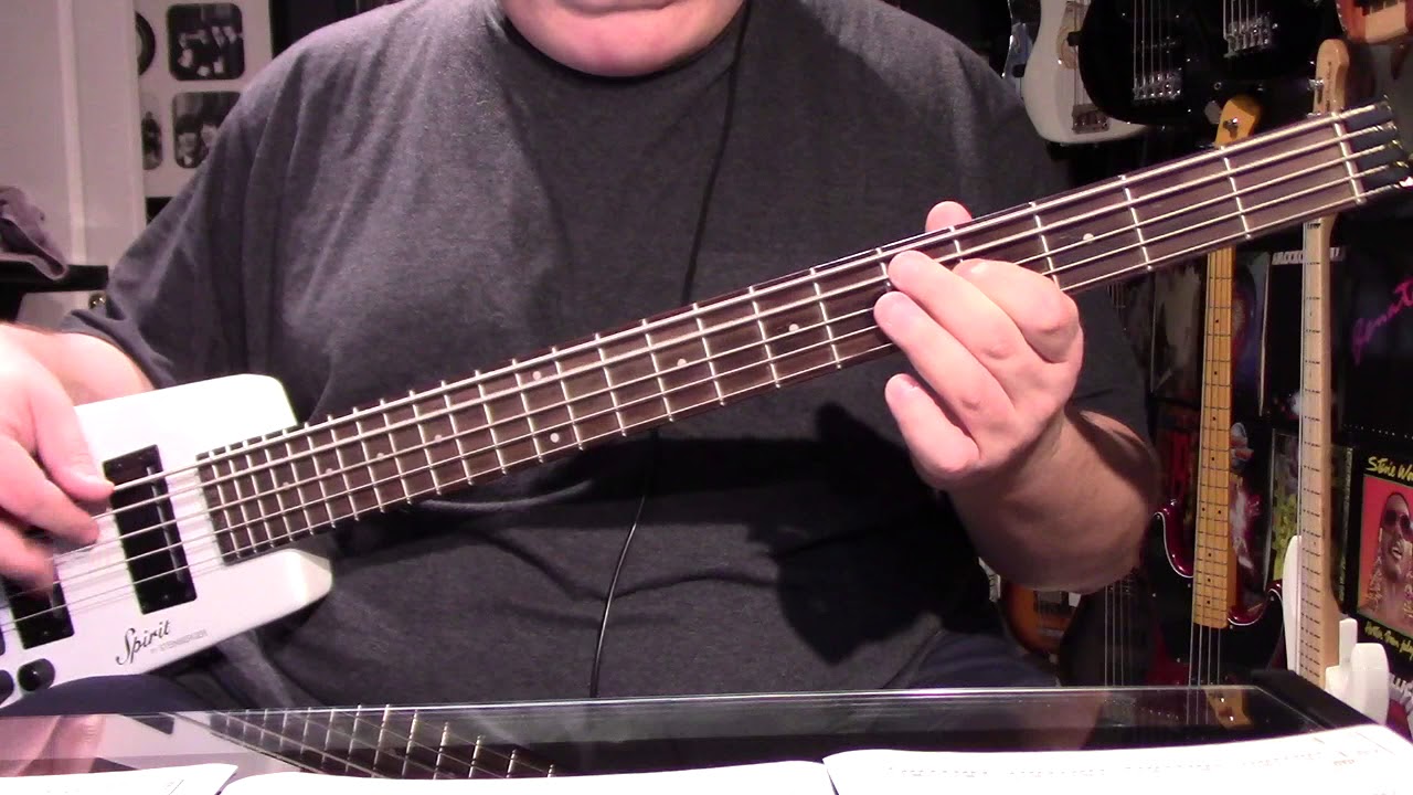 Europe The Final Countdown Bass Cover with Notes & Tablature
