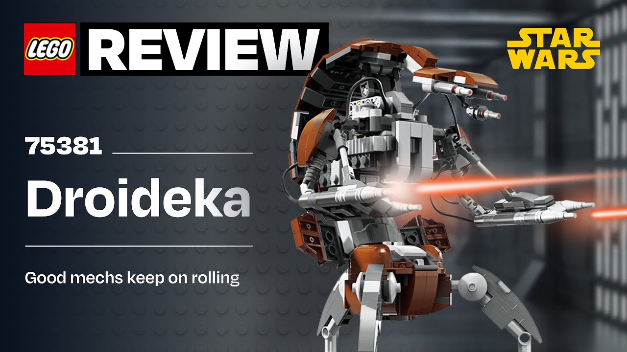 But does it roll? | LEGO Star Wars Droideka 75381 REVIEW