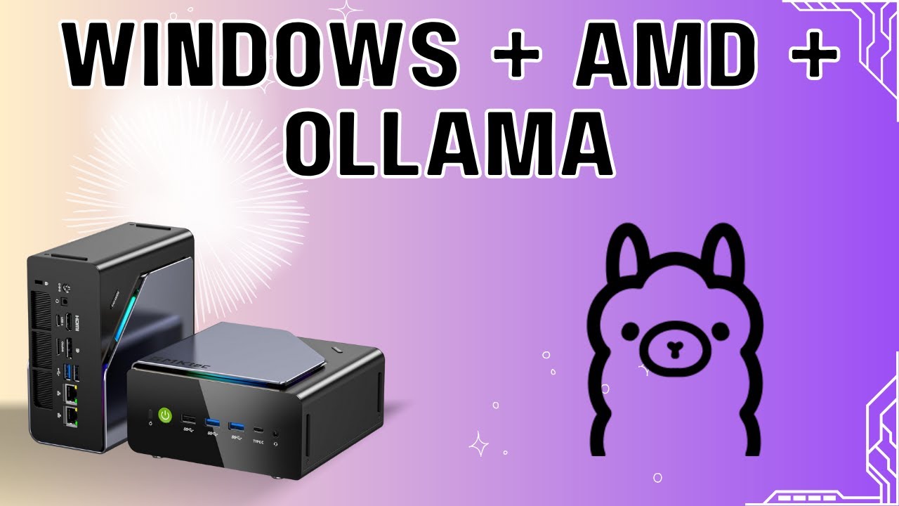 Ollama с поддержкой AMD в Windows