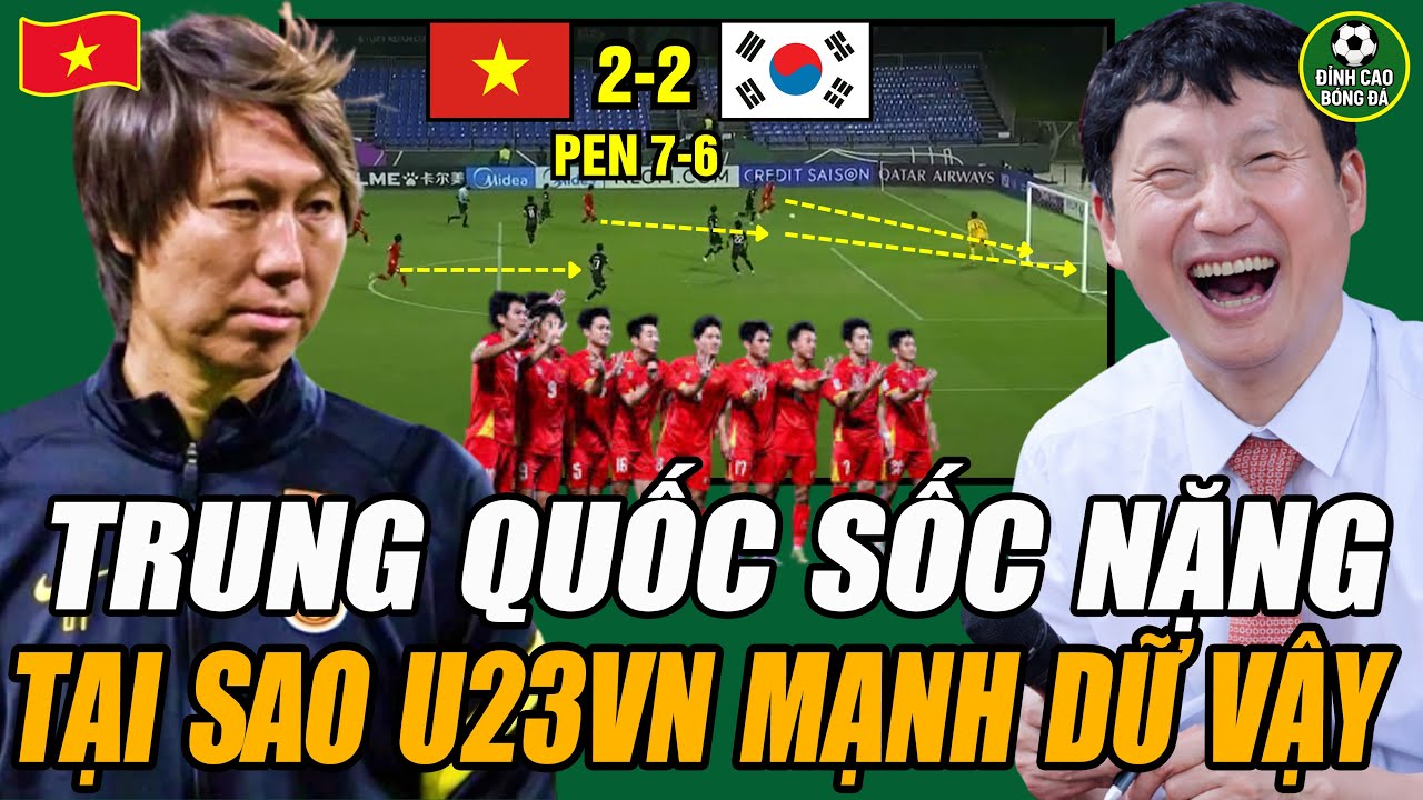 Báo Trung Quốc Ngã Ngửa Trước U23 Việt Nam: Thắng U23 Hàn Quốc Quá Thuyết Phục, U23VN Mạnh Khủng